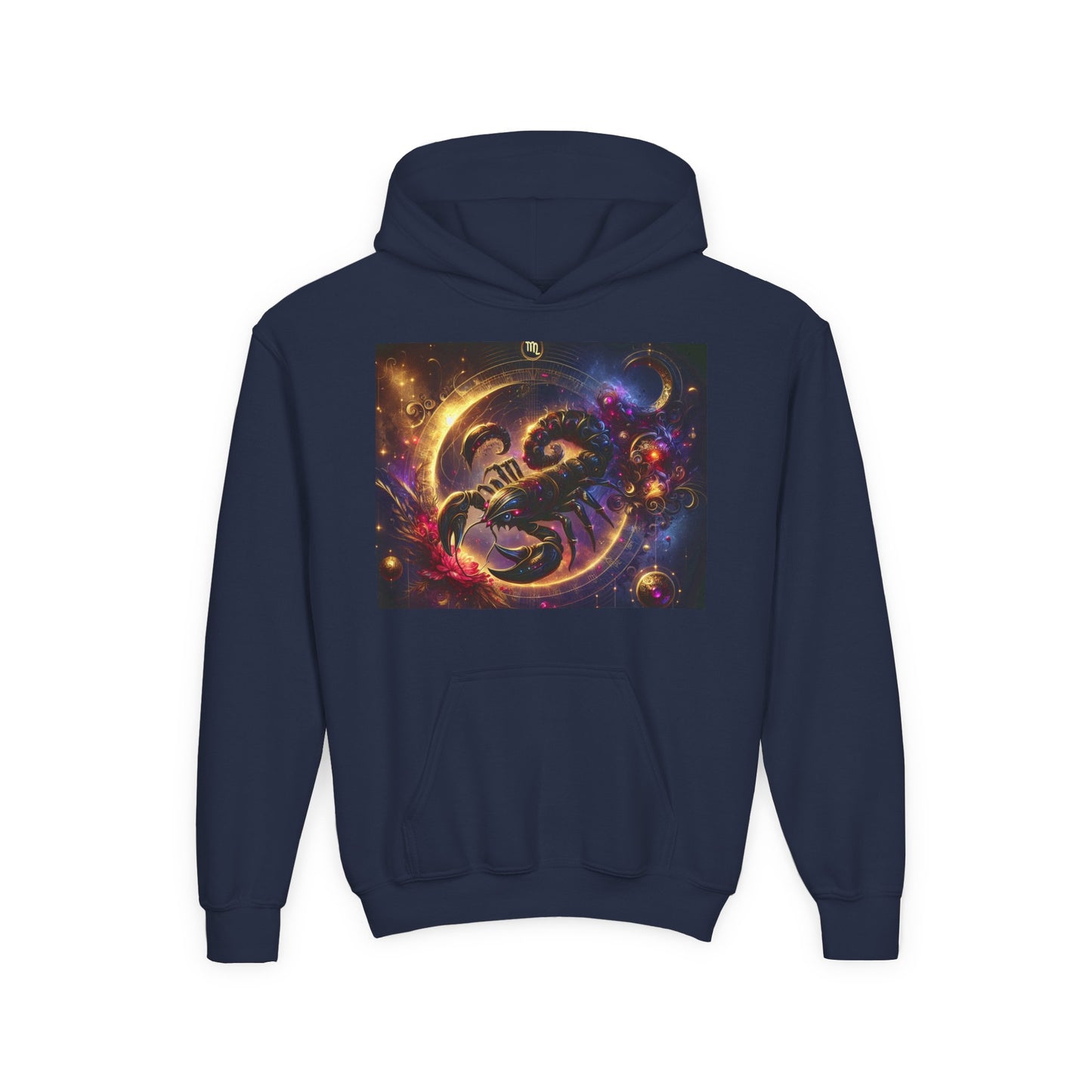 Scorpio Youth Hoodie - Heavy Blend Sweatshirt