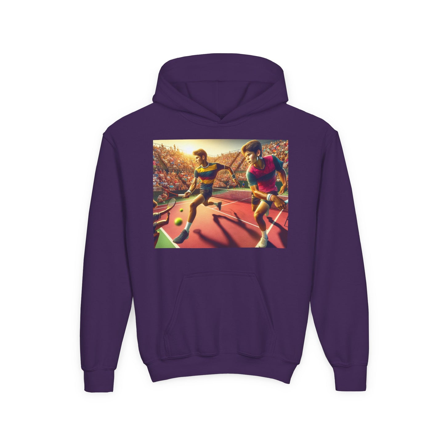 Tennis Youth Heavy Blend Hooded Sweatshirt