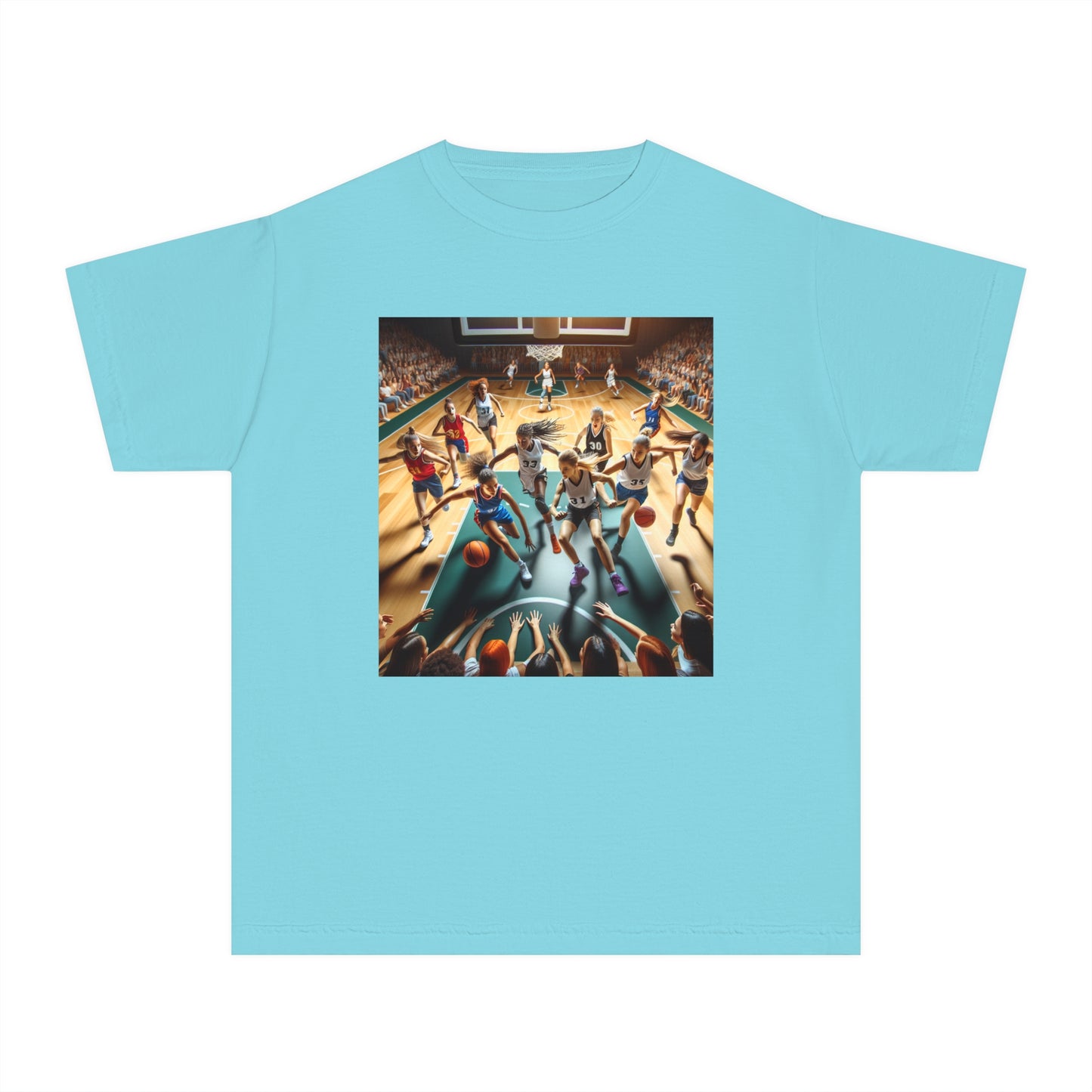 Basketball Youth Midweight Tee