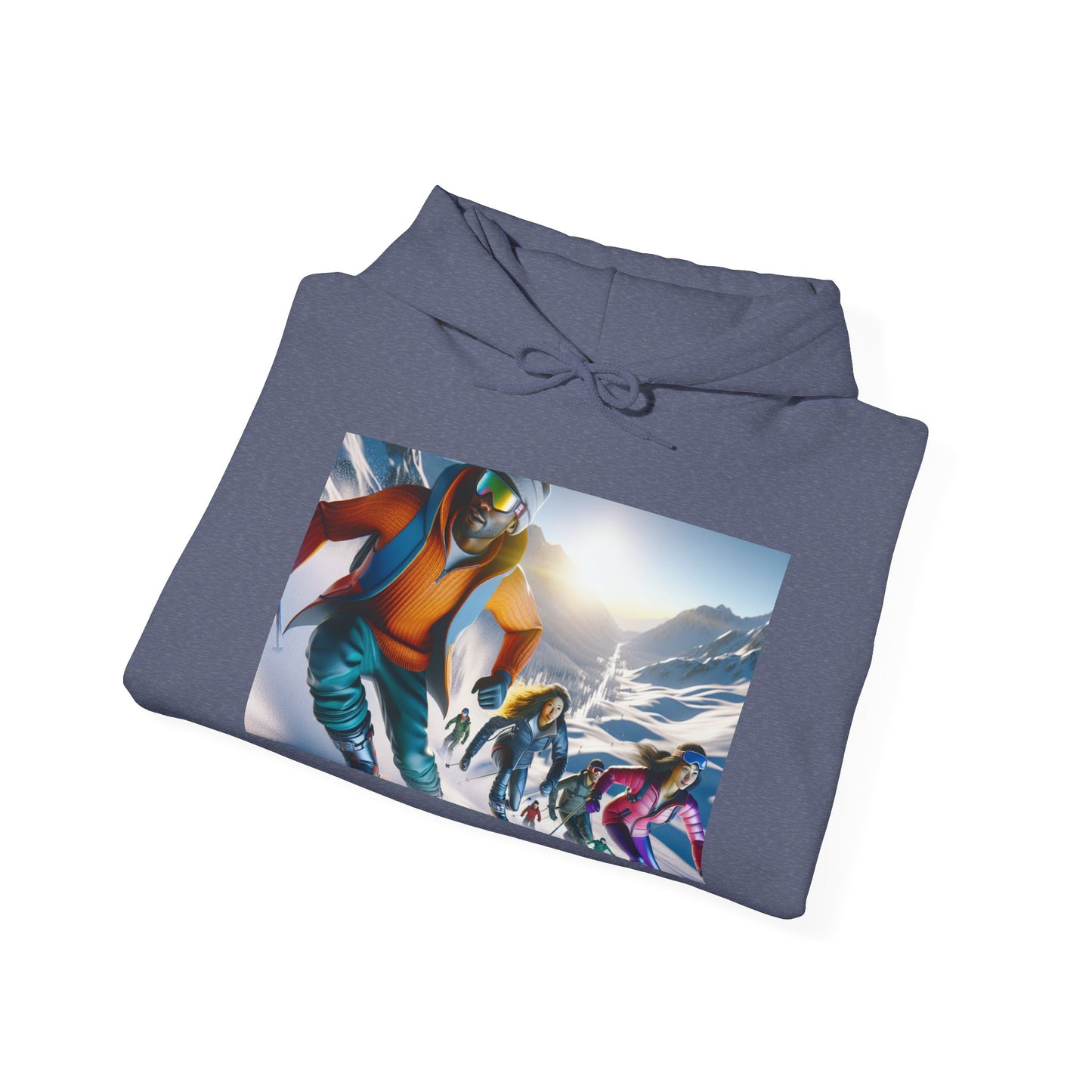 Skiing Unisex Hoodie - Sports Team Vibes