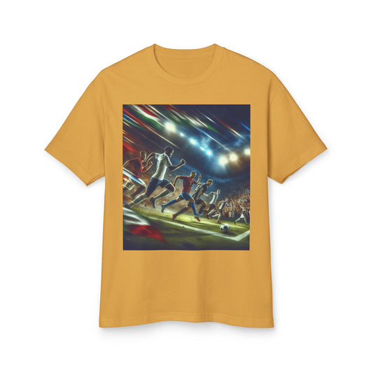 Soccer Heavyweight Tee - Unisex Garment-Dyed Shirt