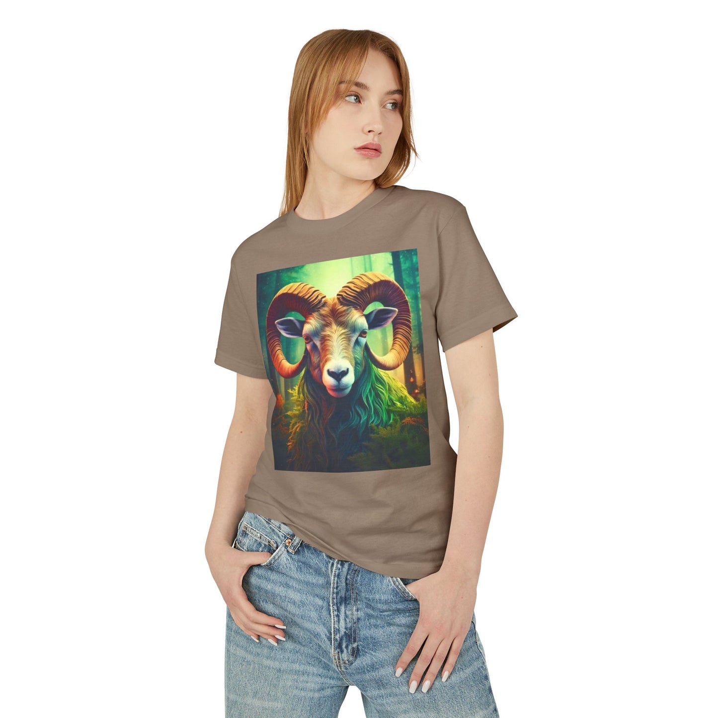 Aries Heavyweight Tee - Unisex Garment-Dyed Shirt