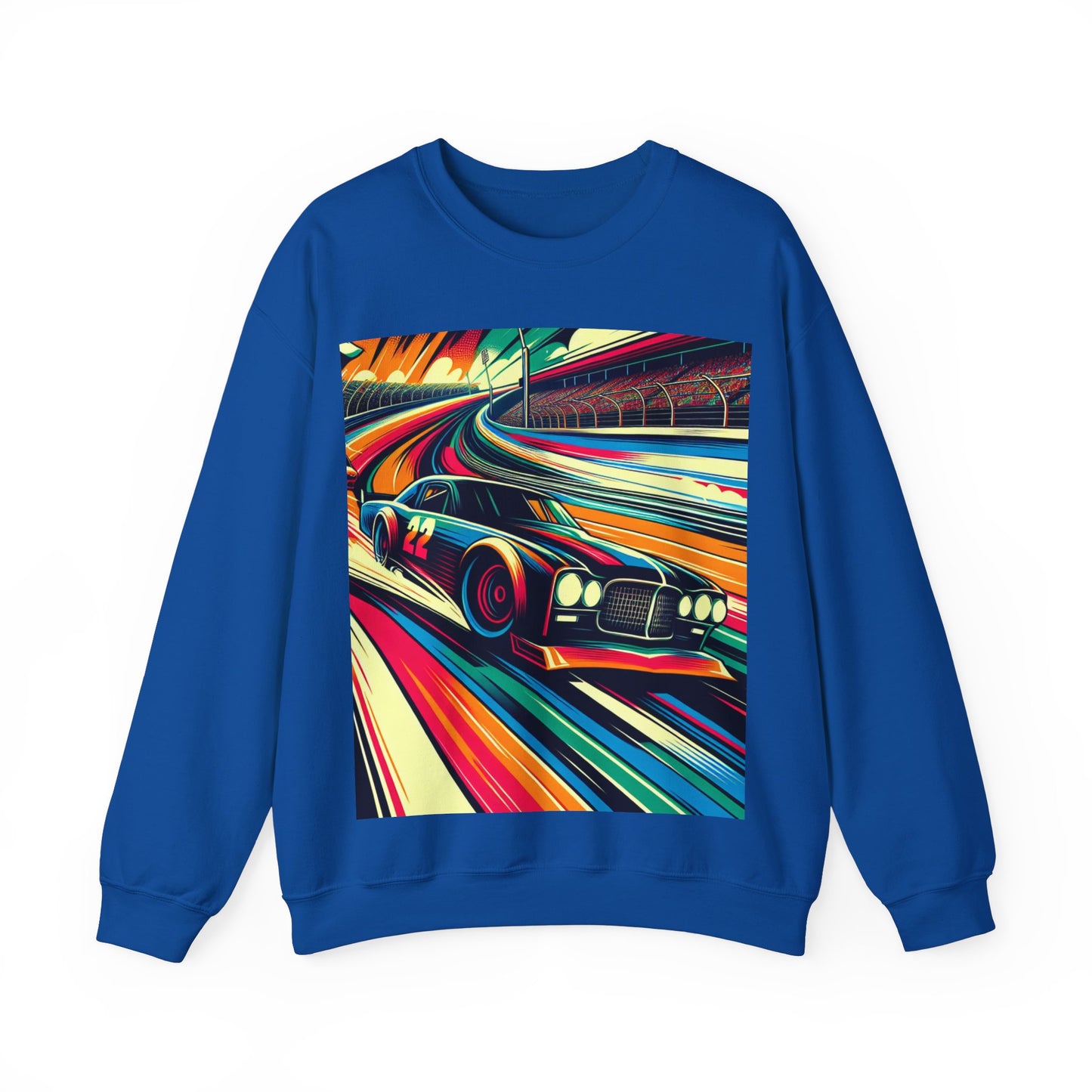 Race Car Crewneck Sweatshirt | Racing Apparel, Unisex Sweatshirt, NASCAR Gift, Motorsports Clothing, Car Enthusiasts Sweatshirt