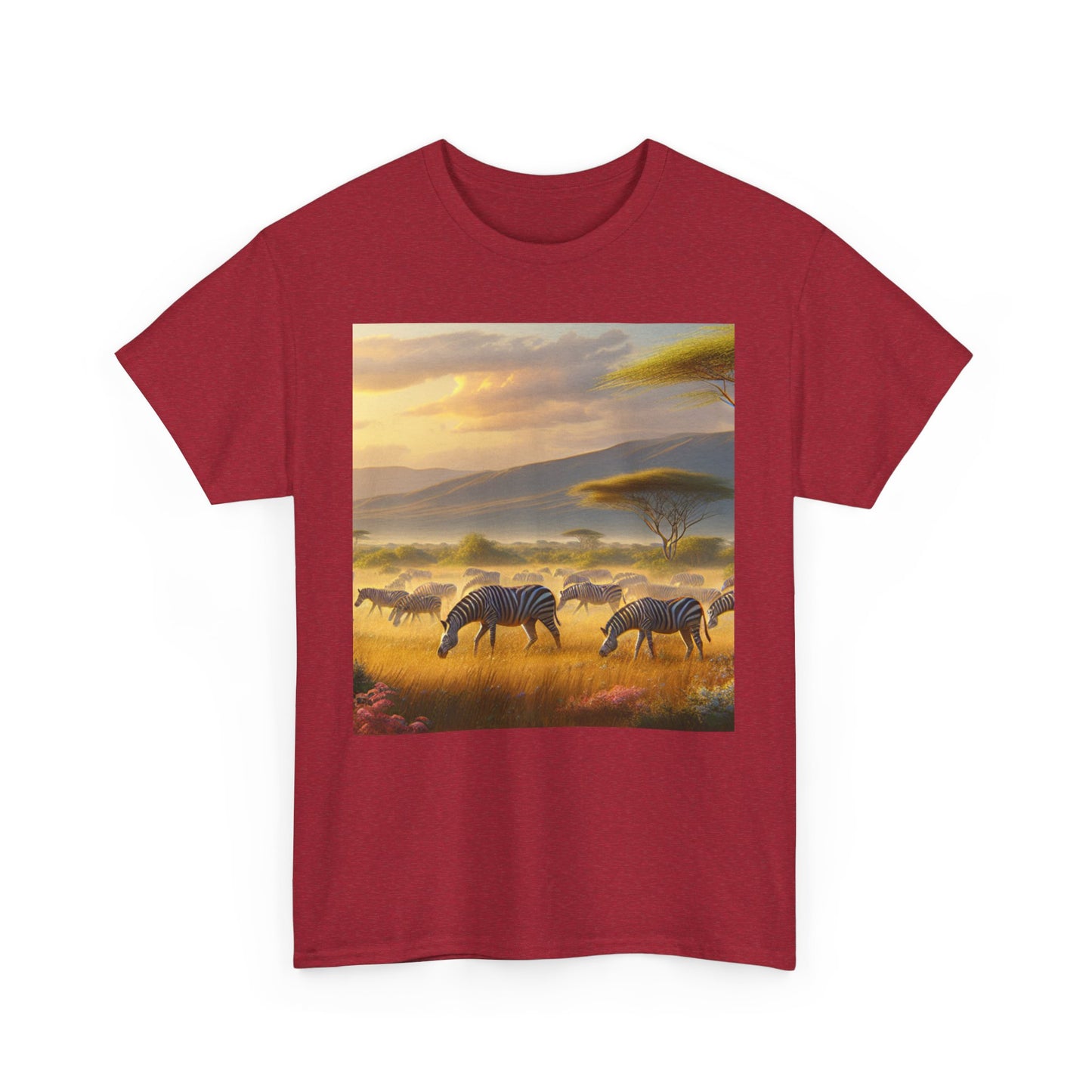 Zebras Women's Heavy Cotton Tee