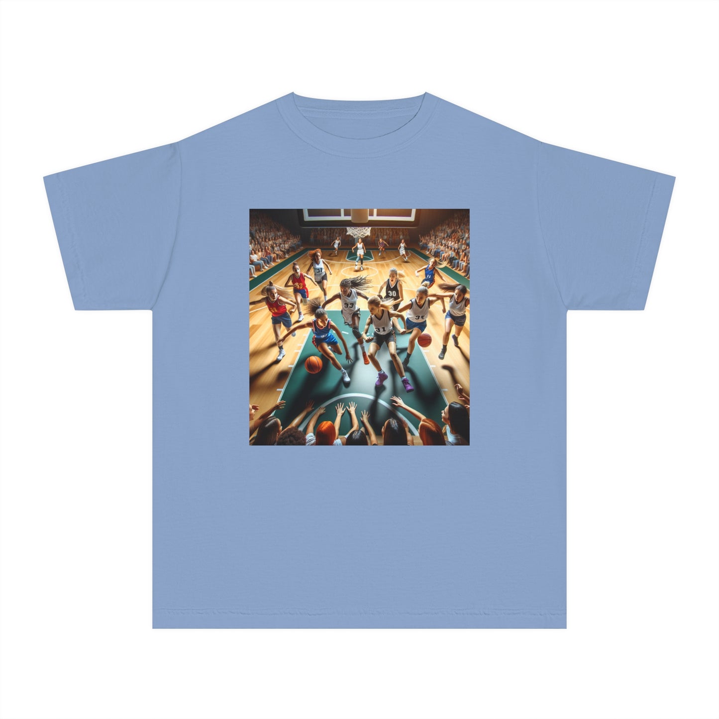 Basketball Youth Midweight Tee